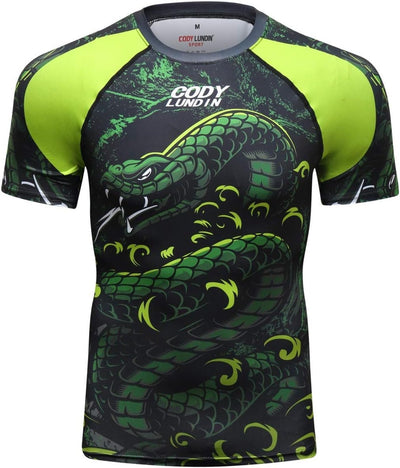 Camiseta Estampada en 3D con Diseños de Animales para Hombre - Image 11