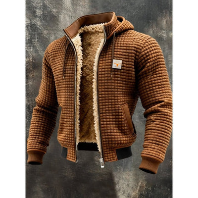Sudadera con Capucha a Cuadros para Hombre - Diseño que Favorece tu Figura - Image 10