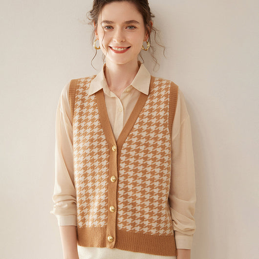 Chaleco de Punto Cashmere Elegante sin Mangas - Image 9