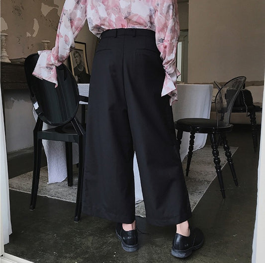Pantalones Casuales Holgados de Corte Recto para Hombre