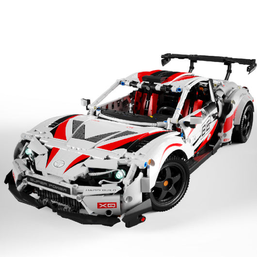 Auto de Carreras Armable con Bloques de Construcción - Image 4