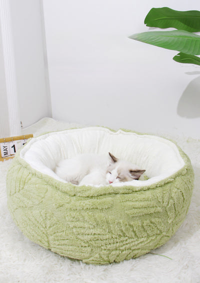 Cama Redonda Acogedora para Gatos y Perros Pequeños - Nido Térmico Suave - Image 14
