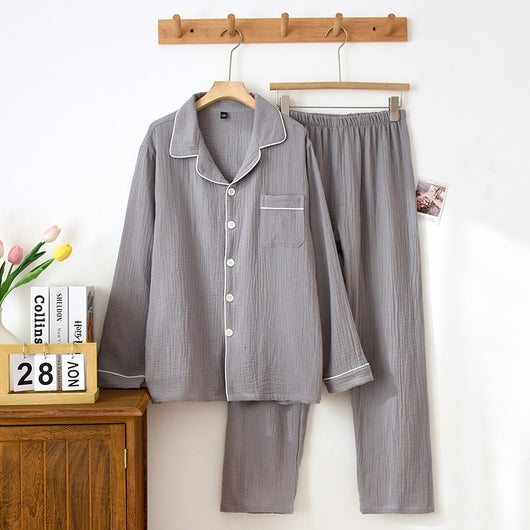Pijama Largo de Algodón para Hombre y Mujer - Ajuste Cómodo y Suelto - Image 5