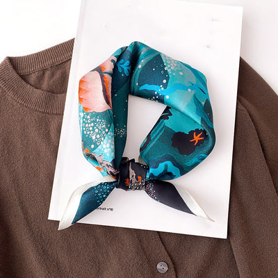 Pañuelo de Seda para Mujer - Accesorio de Moda Versátil - Image 53