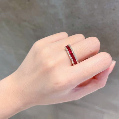 Cadena de Clavícula Roja Personalidad para Mujer - Image 7