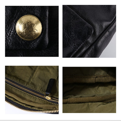 Bolso Mensajero de Cuero Retro - Estilo Casual - Image 15