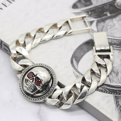 Pulsera de Plata Tailandesa S925 Vintage - Estilo Hipster para Hombre - Image 10