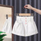 Shorts Blancos Estilo Coreano para Niño - Versátil y Moderno