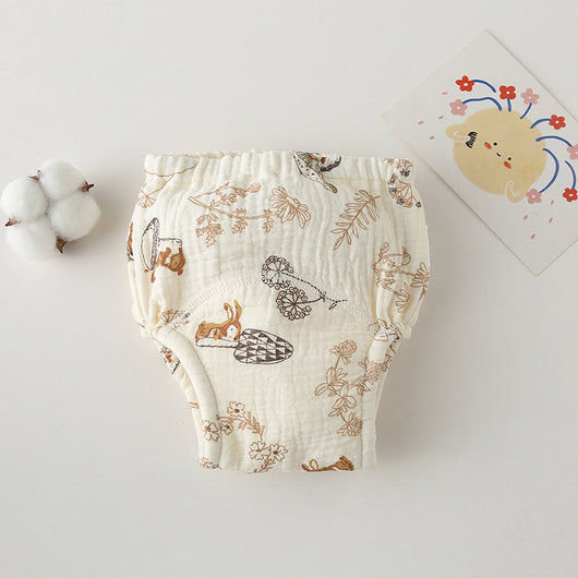 Pants de Entrenamiento Absorbentes para Bebé con Gasa Coreana Antifiltraciones - Image 63