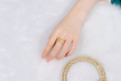 Anillo de Plata S925 Texturizado Efecto Estrellado - Image 11