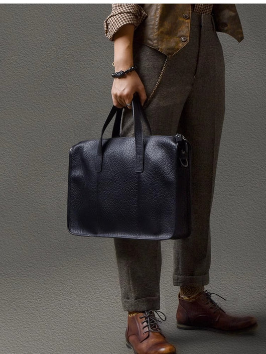 Bolso Ejecutivo de Cuero Grueso para Hombre - Image 14