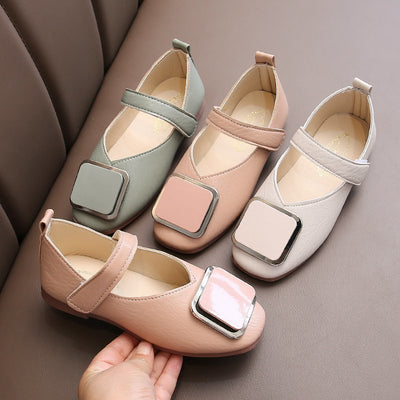 Zapatos de Cuero Suave Retro para Niñas - Diseño Versátil - Image 6