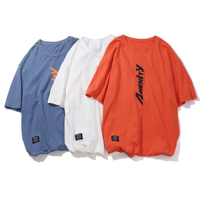 Playera Suelta de Cuello Redondo Color Liso - Image 9