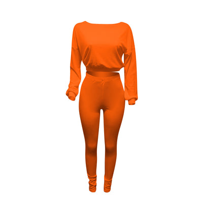 Conjunto Athleisure Acanalado para Mujer - Estilo Otoño - Image 8