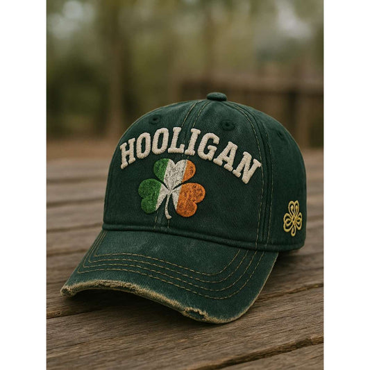 Gorra de Béisbol con Trébol Bordado y Ajuste Snapback para Hombre - Image 2