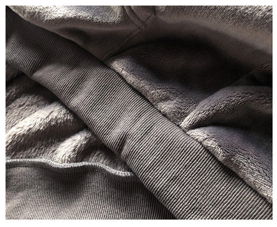 Sudadera Hoodie Gruesa para Hombre Talla Grande con Forro Polar - Image 4