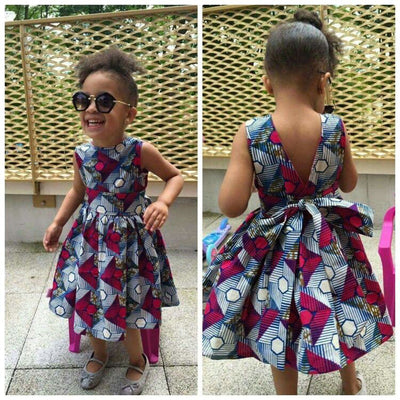 Conjunto Vestido y Cinturón para Niñas - Dos Piezas - Image 2