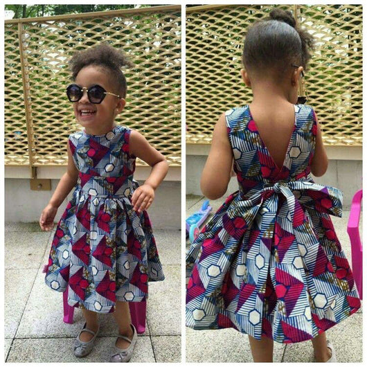 Conjunto Vestido y Cinturón para Niñas - Dos Piezas - Image 2