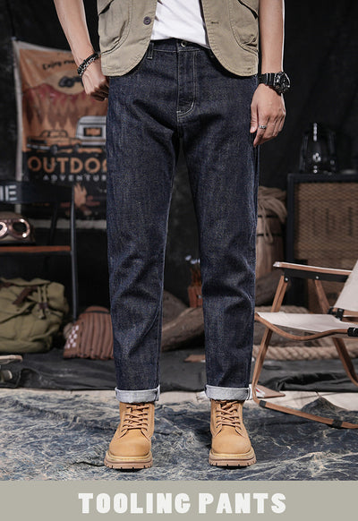 Pantalones Vaqueros Slim Rectos Clásicos para Hombre - Image 10