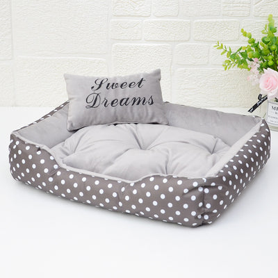 Cama Estampada de Cuatro Estaciones para Perros Pequeños - Image 4