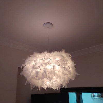 Lámpara de Techo Moderna Plumas para Sala y Dormitorio - Image 21