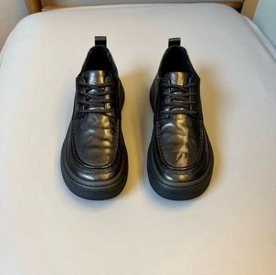 Zapatos de Cuero Ligeros para Hombre con Suela Suave y Cómoda - Image 7