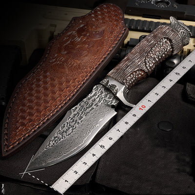 Cuchillo de Supervivencia Profesional de Hoja Recta - Resistente y Afilado para Camping - Image 10
