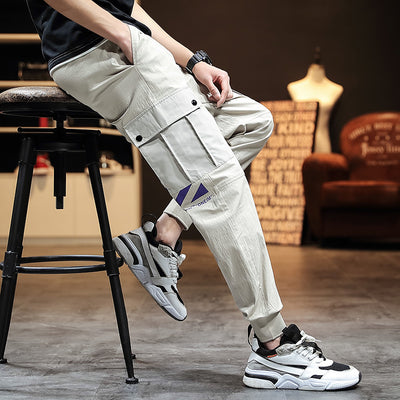 Pantalones Negros de Nueve Puntos para Hombre - Image 12