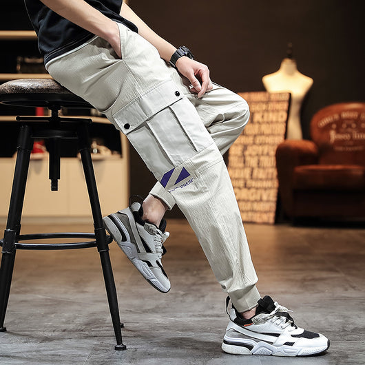 Pantalones Negros de Nueve Puntos para Hombre - Image 12