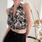 Top Camiseta Espalda Descubierta Estilo Dulce y Picante