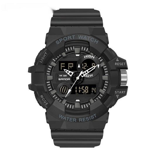 Reloj Deportivo Digital Dual Display Pantalla Grande Luminoso Resistente al Agua Unisex - Image 2
