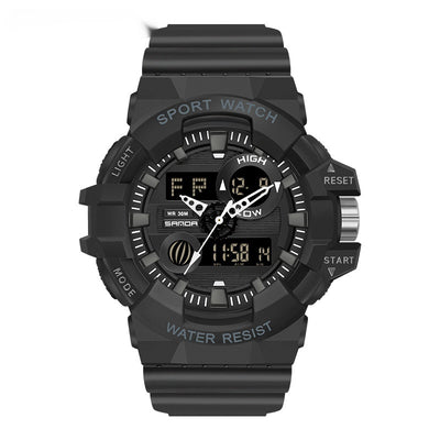 Reloj Deportivo Digital Dual Display Pantalla Grande Luminoso Resistente al Agua Unisex - Image 2