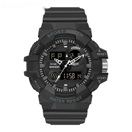 Reloj Deportivo Digital Dual Display Pantalla Grande Luminoso Resistente al Agua Unisex - Image 2