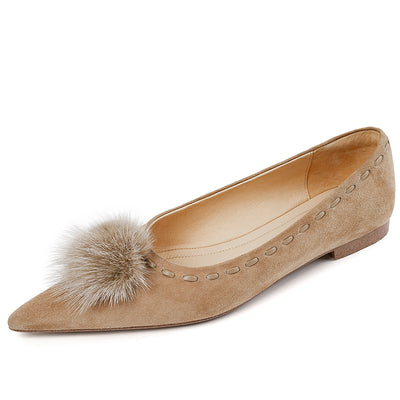 Zapatos de Tacón Elegantes para Mujer con Punta Afilada en Cuero - Image 3