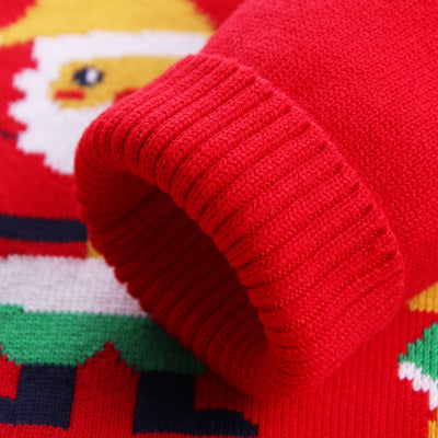 Suéter Navideño Tejido con Árbol de Navidad para Niños y Niñas - Image 9