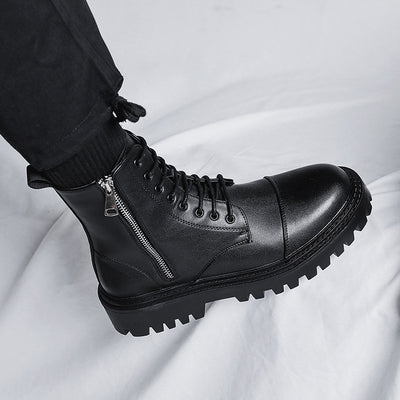 Botas Martin Cortas de Suela Gruesa - Estilo Británico Trendy - Image 6