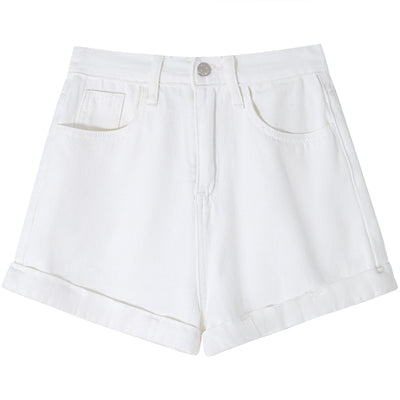 Shorts de Mezclilla Cintura Alta con Diseño Exclusivo para Mujer - Image 12