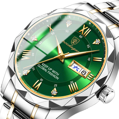 Reloj para Hombre con Correa de Cuero y Movimiento de Cuarzo - Image 6