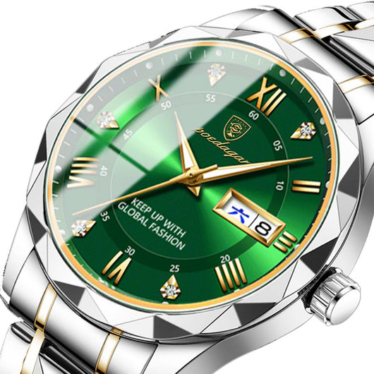 Reloj para Hombre con Correa de Cuero y Movimiento de Cuarzo - Image 6