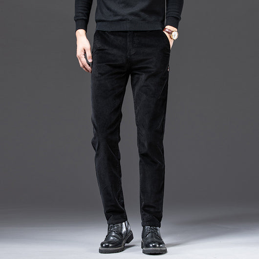 Pantalones de Pana Casual Slim Stretch para Hombre - Image 2
