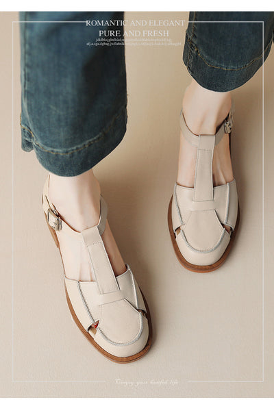 Sandalias Retro Mujer con Diseño Hueco - Comodidad Vintage - Image 16