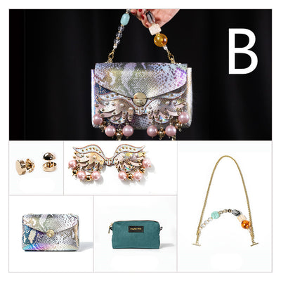 Bolso Bandolera Cuadrado Pequeño en Cuero Genuino para Mujer - Image 18