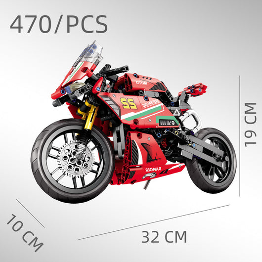 Bloques de Construcción Moto - Puzzle Educativo para Niños - Image 3