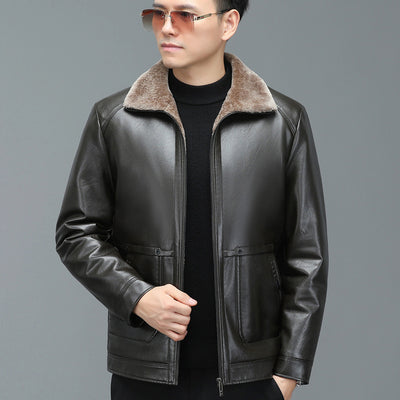 Conjunto Papá Premium en Cuero de Oveja y Pelaje Natural - Image 17