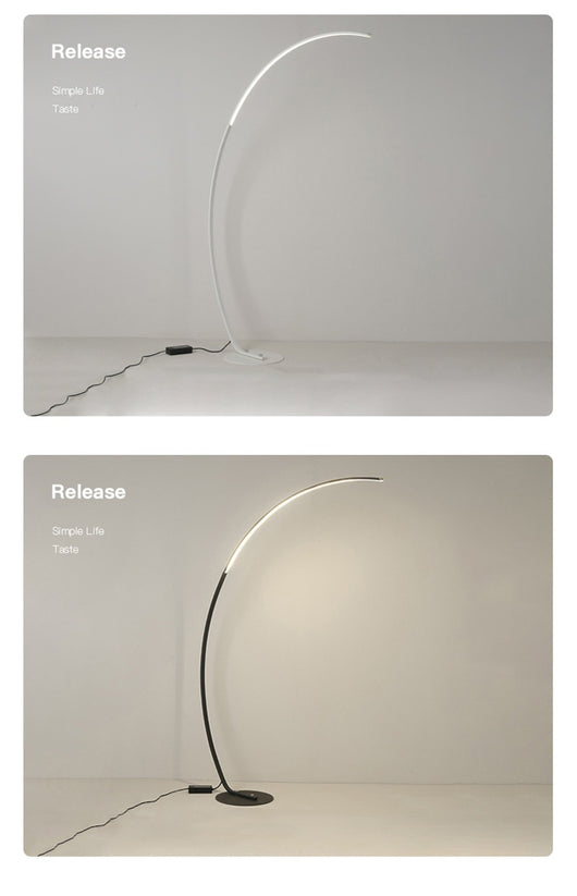 Lámpara de Piso LED RGB Aluminio Premium para Sala y Dormitorio - Image 9