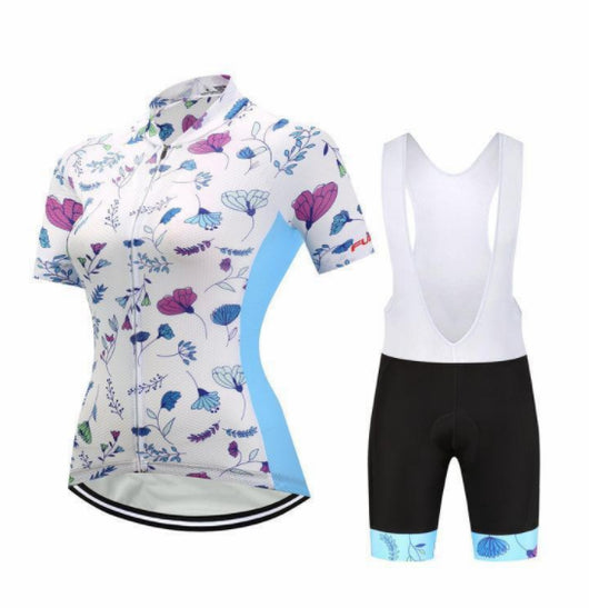 Conjunto de Ciclismo Profesional con Mangas Cortas y Babero - Image 3