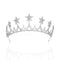 White Gold Plated Copper Crown