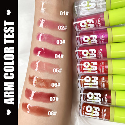 Set de 8 Labiales Brillo Intenso - Colores Vibrantes - Image 2
