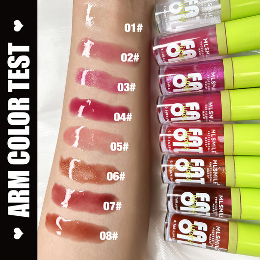 Set de 8 Labiales Brillo Intenso - Colores Vibrantes - Image 2