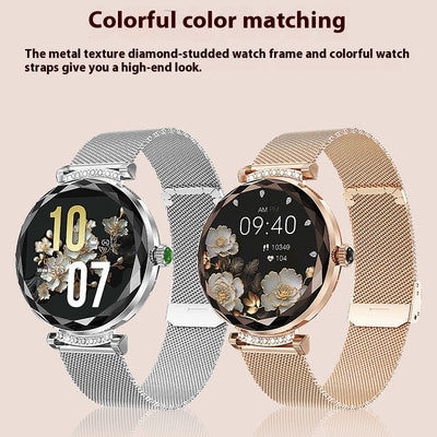 Reloj Inteligente NX7Pro para Mujer - Pantalla 1.19" con Llamadas Bluetooth